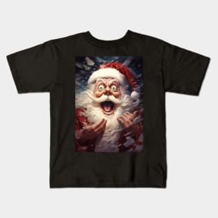 Santa Claus Scream Kids T-Shirt